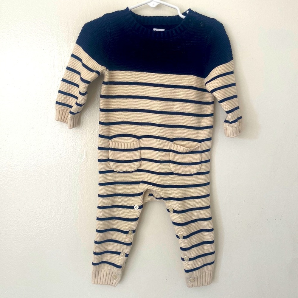 Gap Baby Brannan Stripe Sweater One Piece